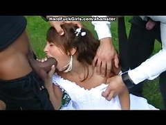 ChiliMoms presents: The groom the bride fucked hard in the woods
