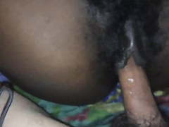 ChiliMoms presents: Ebony with hairy pussy and long pussy lips