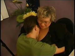 ChiliMoms presents: Bbw granny teacher fucks student