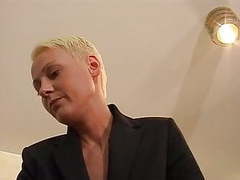 ChiliMoms presents: Short hair blonde fraulein boss