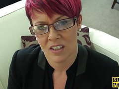 ChiliMoms presents: Redhead british sub roughly fucked