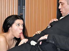 ChiliMoms presents: She gets fucked by the bank manager