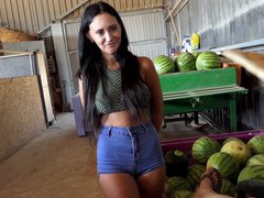 ChiliMoms presents: Gina ferocious with natural tits and hot ass gets fucked hard, Couple, Hardcore, Brunettes, Long Hair, Latina, MILF, Shorts, Pussy Licking, Blowjob, Big Tits, Natural Tits, Hot Ass