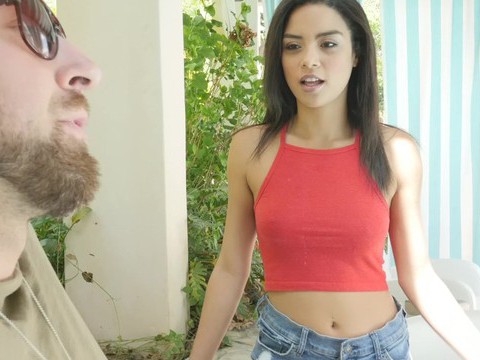 ChiliMoms presents: Gentle fucking in the living room with adorable latina maya bijou