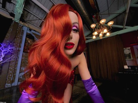 ChiliMoms presents: Pov cosplay porn with jessica rabbit in hd porn