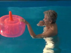 ChiliMoms presents: Granny gives pussy pleasure with her toys
