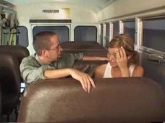 ChiliMoms presents: Having sex with a schoolgirl on the bus