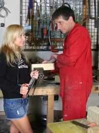 ChiliMoms presents: Blonde teenage beauty fucking her old and horny handyman