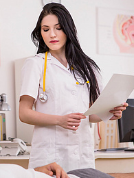 ChiliMoms presents: Gorgeous and horny nurse Mia Evans fucks her hung patient