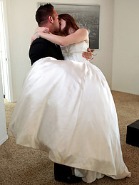 ChiliMoms presents: Bride with big fake tits Veronica Vain gets her trimmed pussy nailed deep
