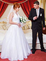 ChiliMoms presents: Redhead Czech bride Lucy Bell getting double fucked on her wedding day