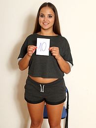 ChiliMoms presents: Dark-Haired hungarian covergirl Olivia Nice takes off her clothes during a solo shoot